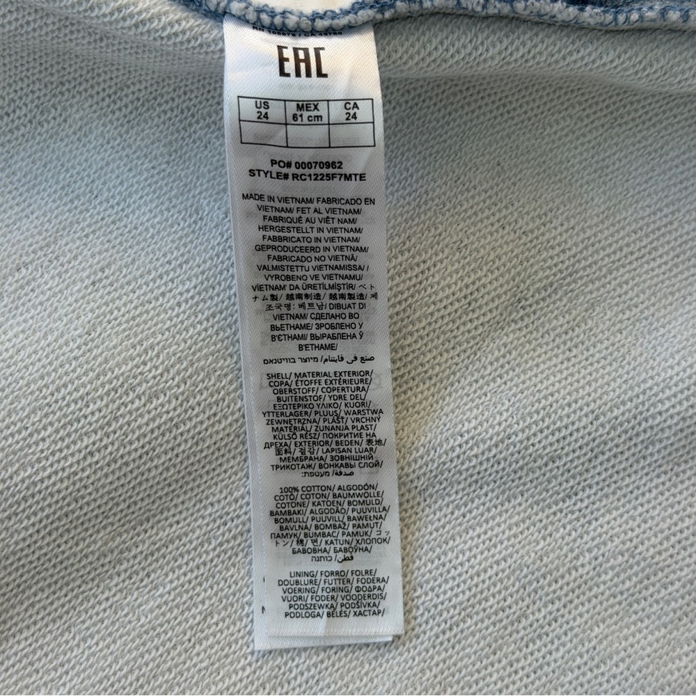 NWT Rag & Bone Miramar Raily High Rise Wide Leg Viral Sweatpant Jean Size 24 - Picture 13 of 16